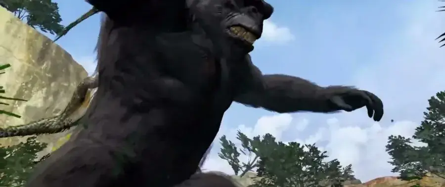 King Kong of Skull Island VR gameplay